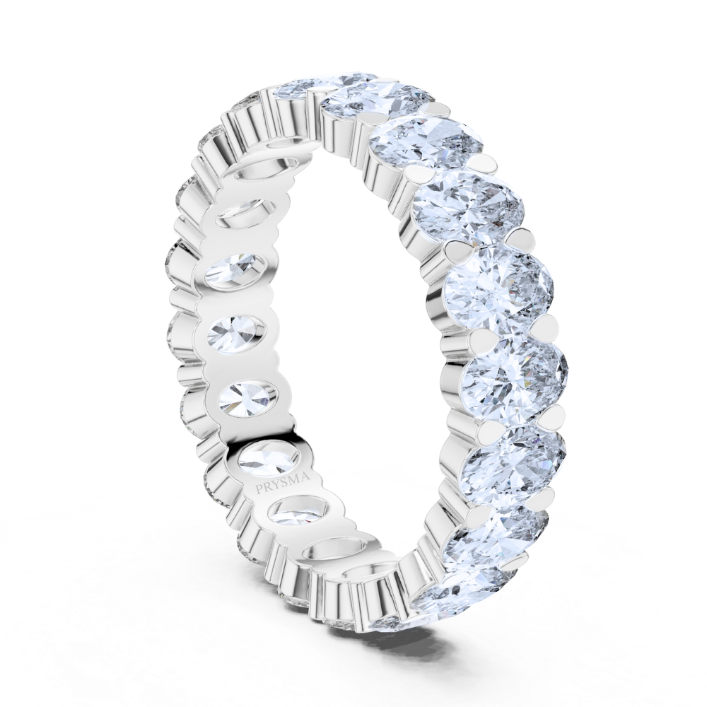 Timeless Brilliance Oval Diamond Eternity Ring