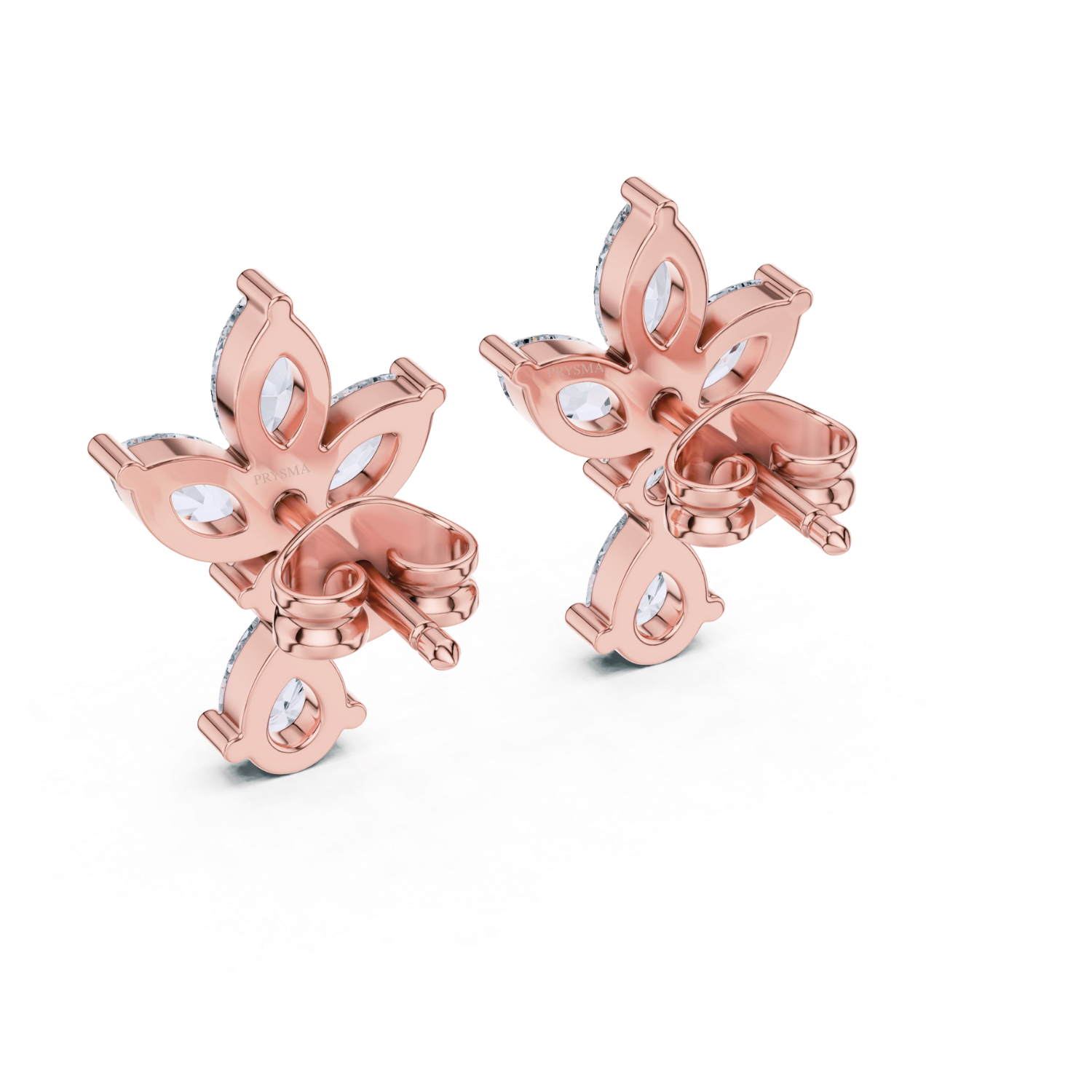 Floral Majesty Diamond Earrings