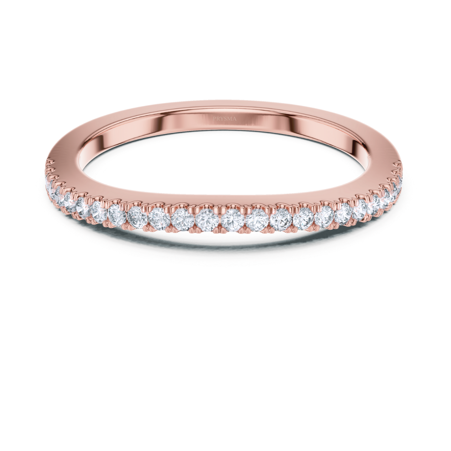 Elegant Diamond Pave Eternity Band