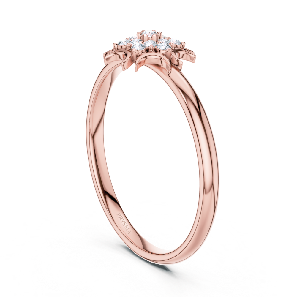 Starburst Cluster Diamond Ring