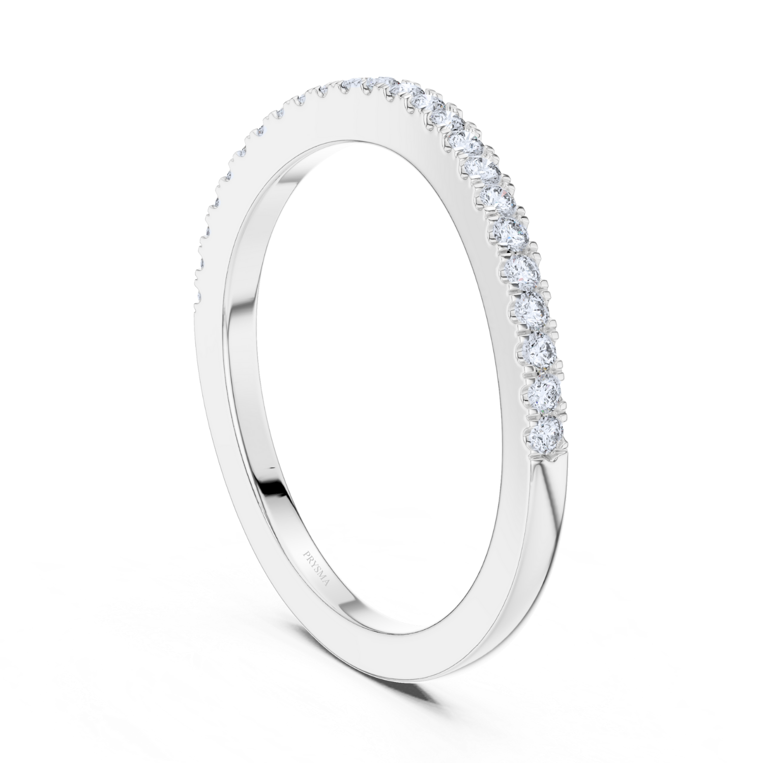 Elegant Diamond Pave Eternity Band