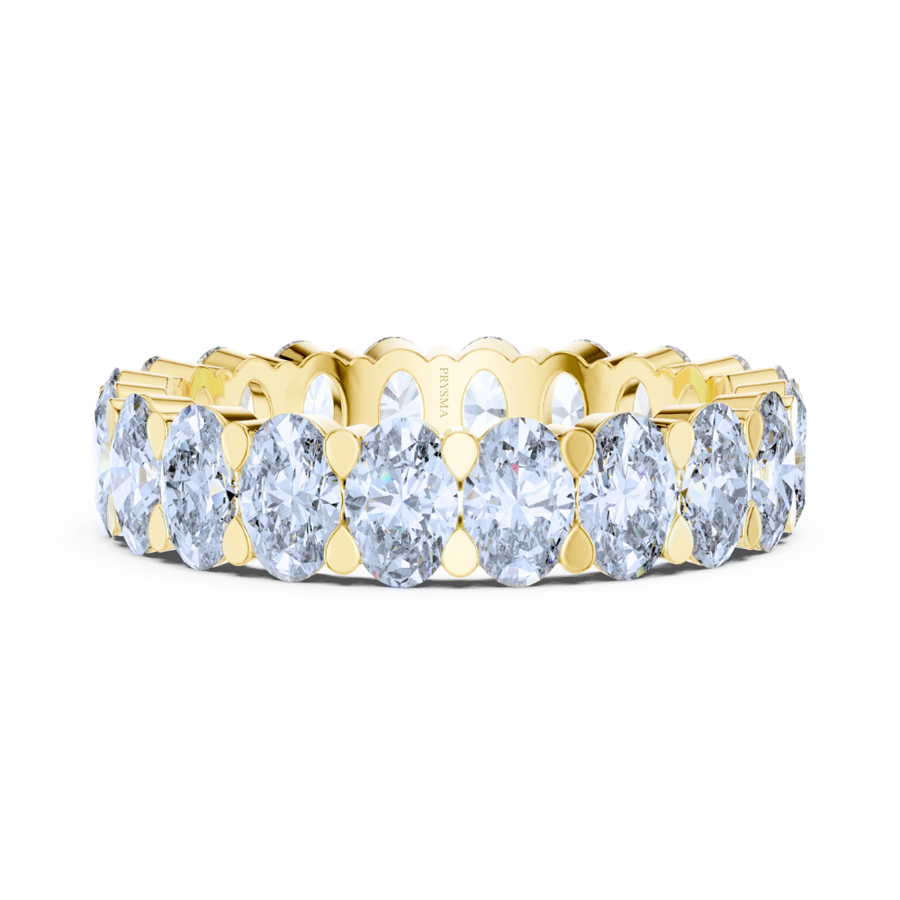 Timeless Brilliance Oval Diamond Eternity Ring