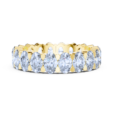 Timeless Brilliance Oval Diamond Eternity Ring