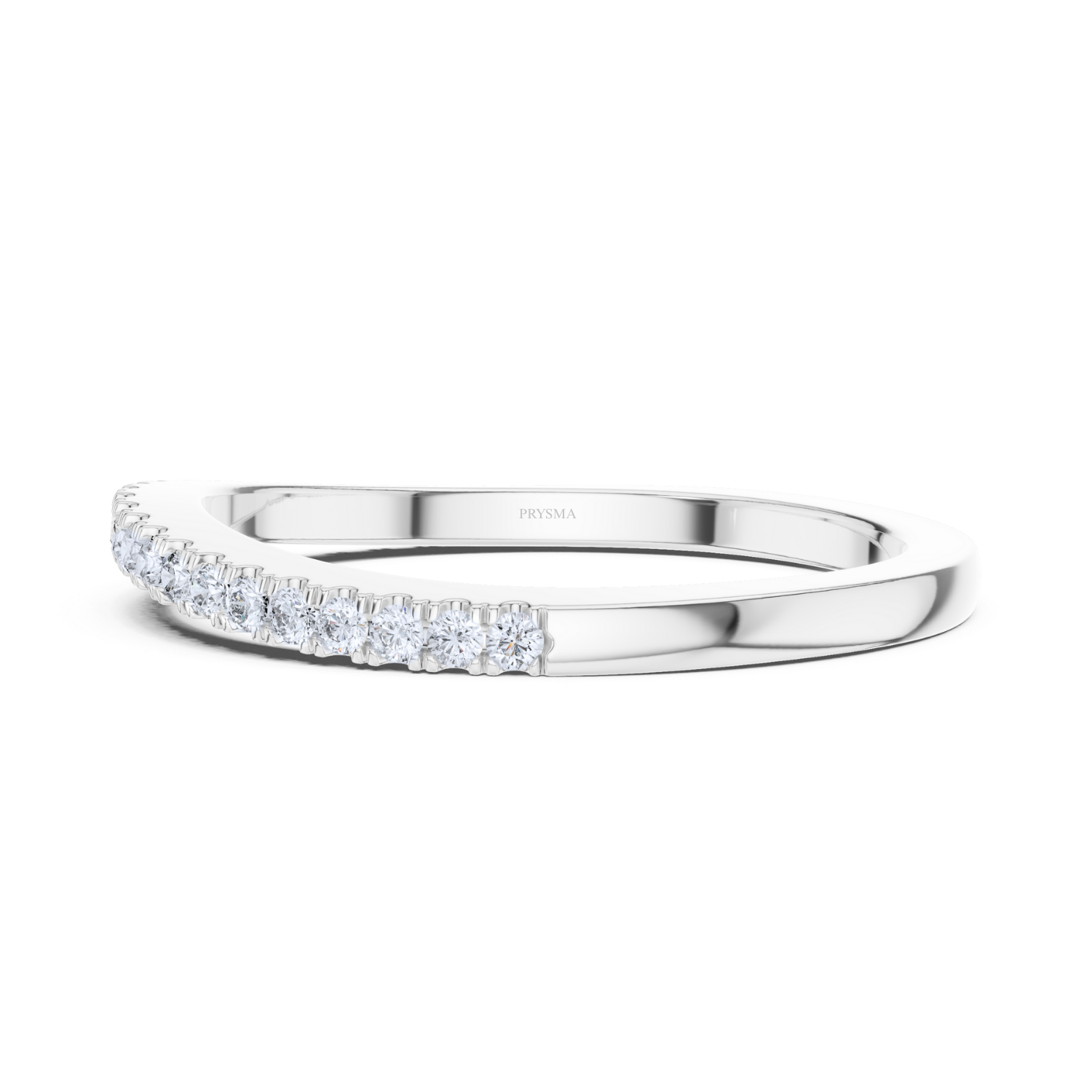 Elegant Diamond Pave Eternity Band