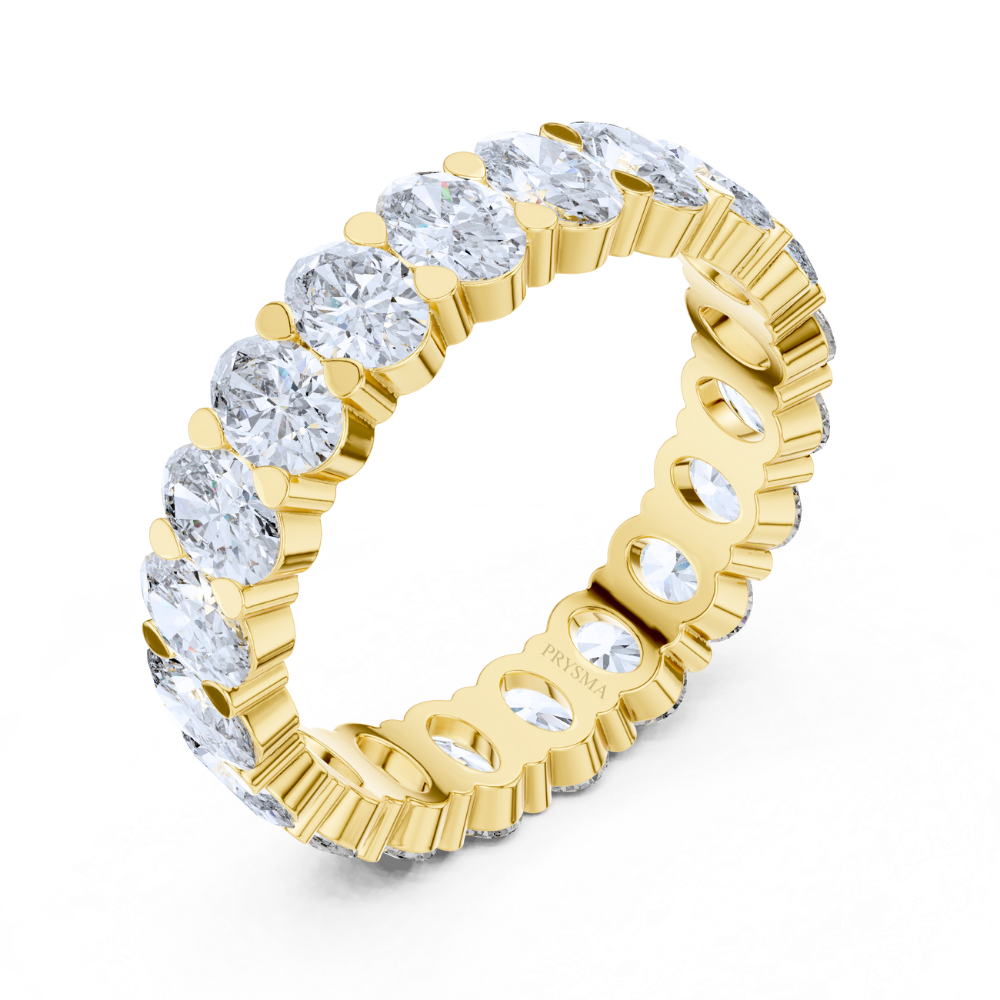 Timeless Brilliance Oval Diamond Eternity Ring