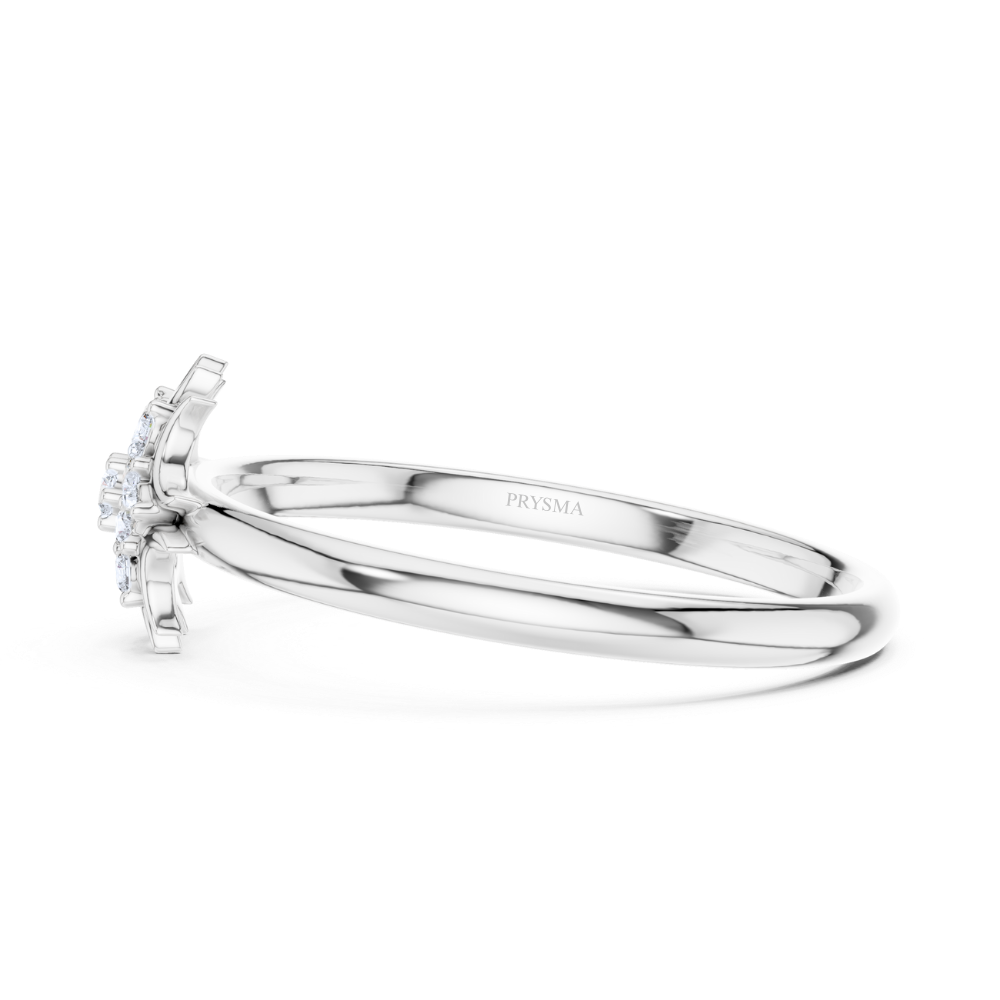 Starburst Cluster Diamond Ring