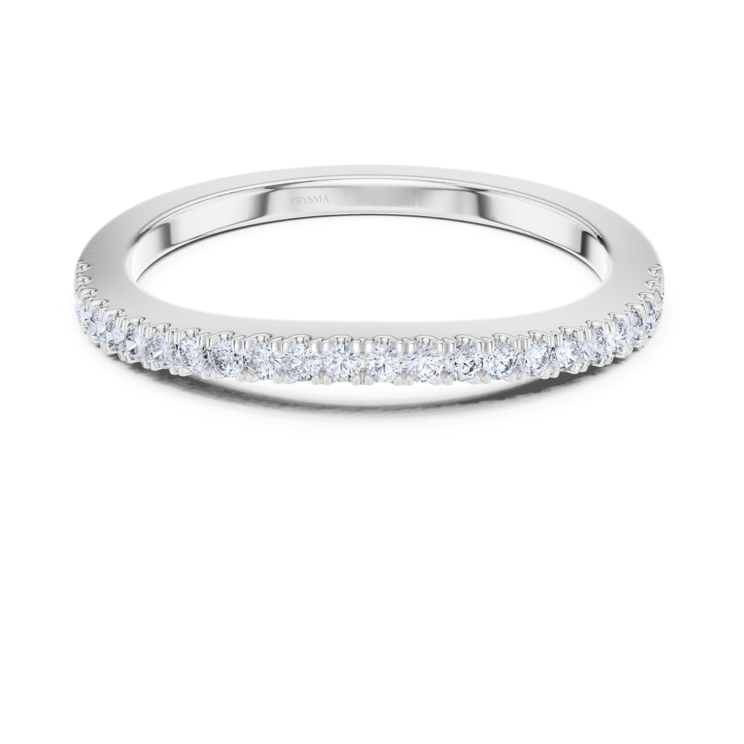 Elegant Diamond Pave Eternity Band