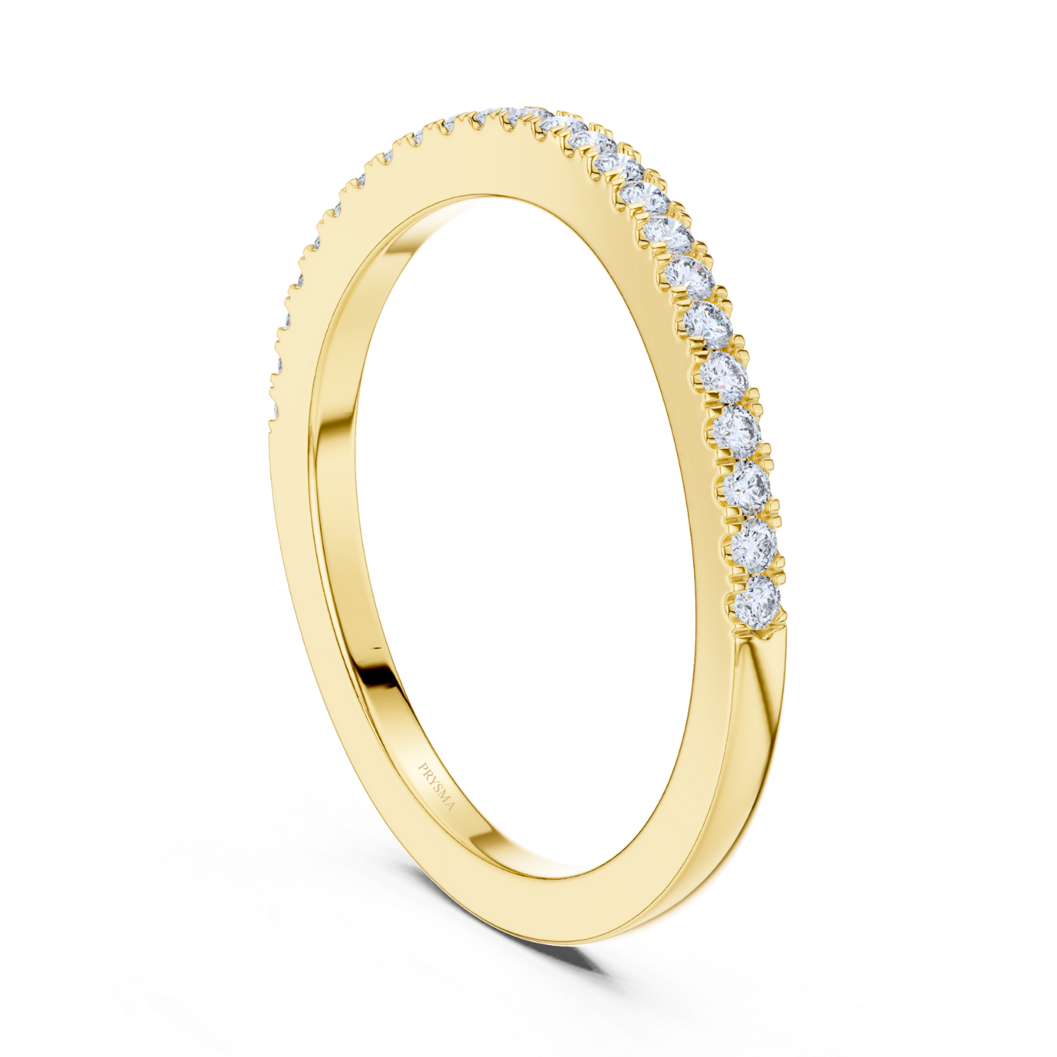 Elegant Diamond Pave Eternity Band