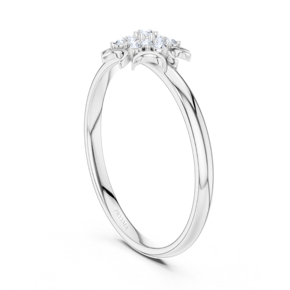 Starburst Cluster Diamond Ring