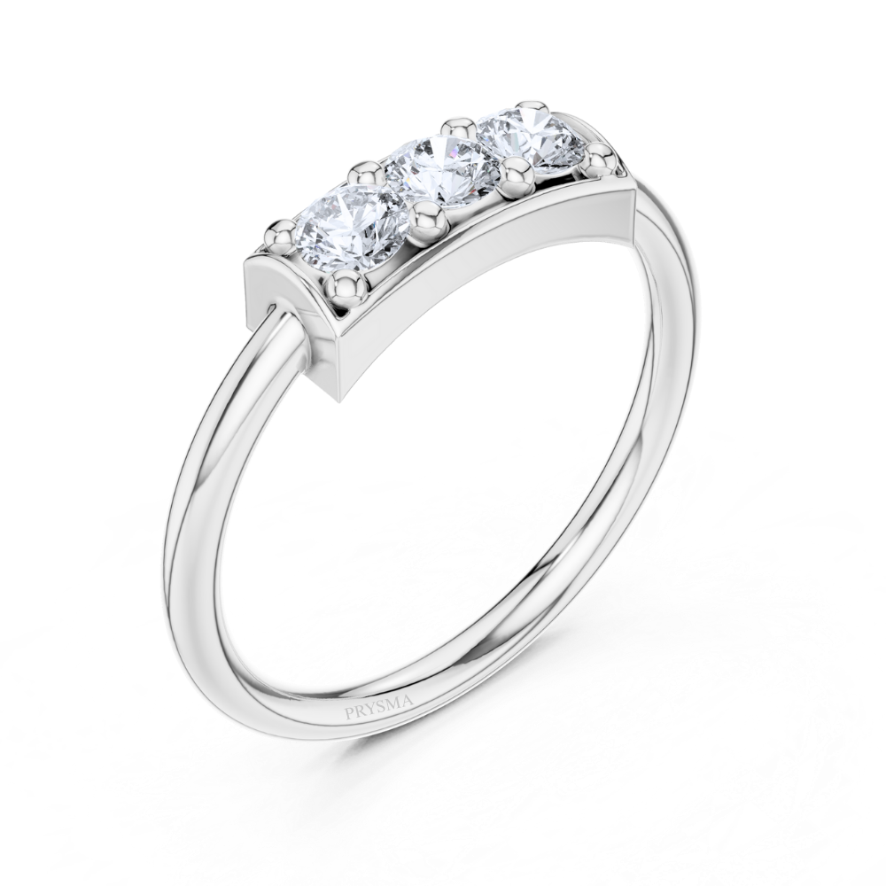 Triad Brilliance Bar Ring