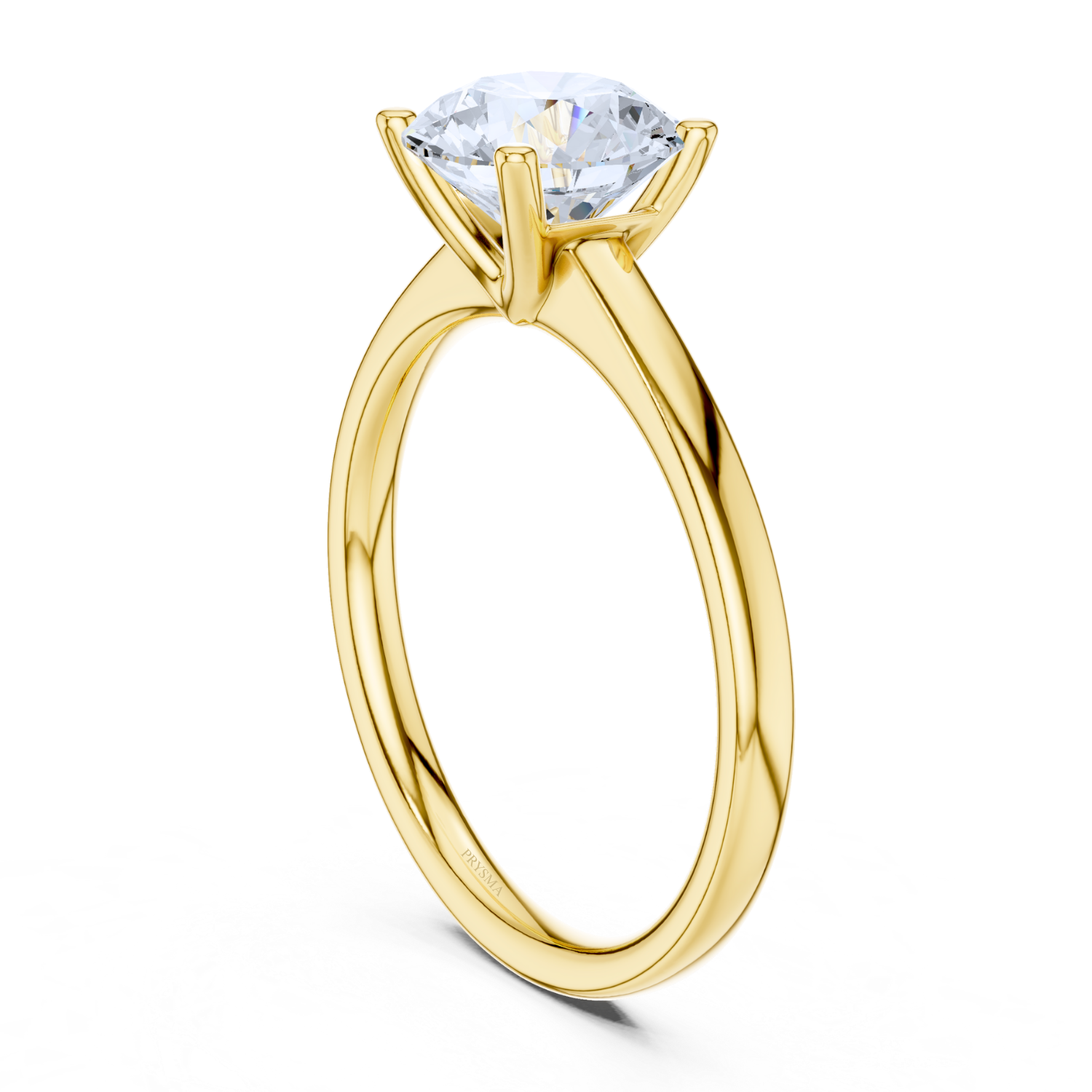 Four-Prong Solitaire Ring