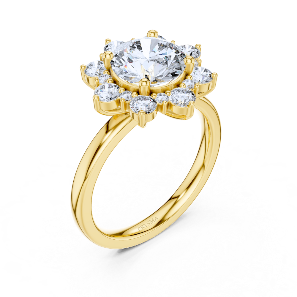 Solara Round Bloom Ring