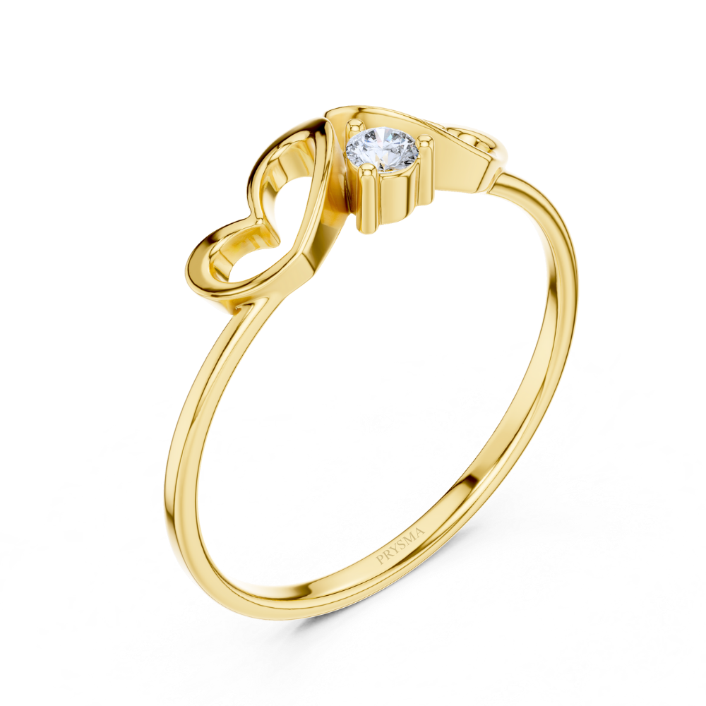 Twin Hearts Promise Ring