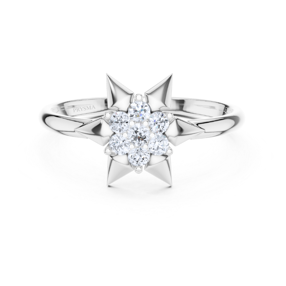 Celestial Radiance Star Ring