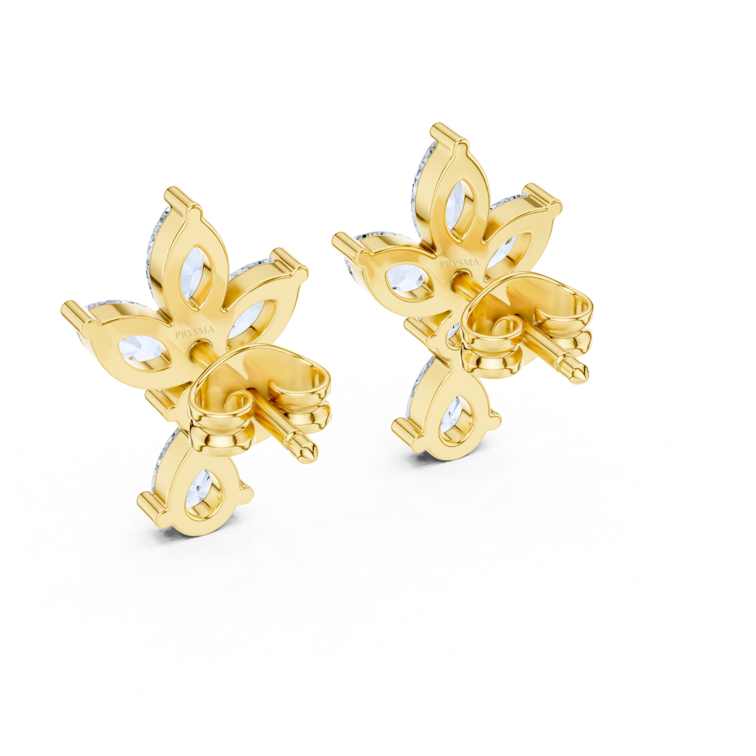 Floral Majesty Diamond Earrings