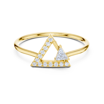 GeoLuxe Triangle Ring
