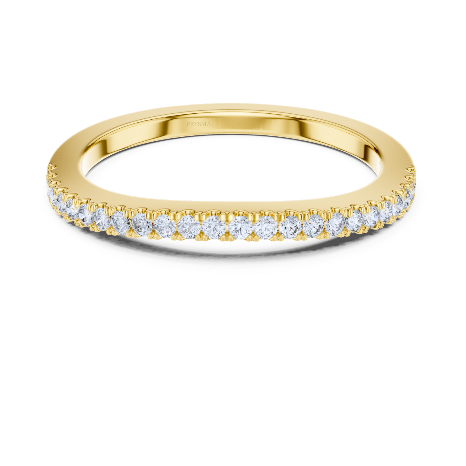Elegant Diamond Pave Eternity Band