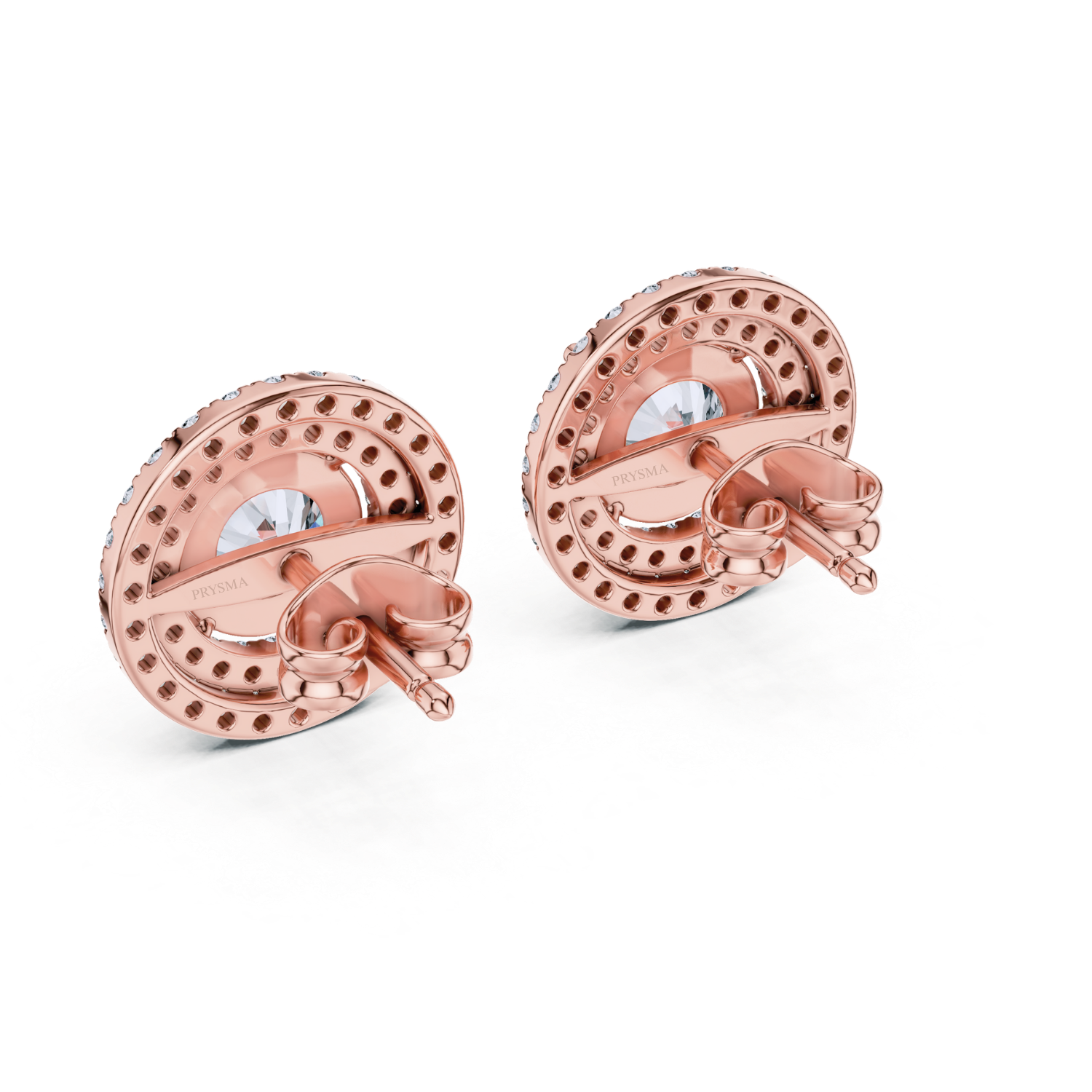 Eternal Brilliance Double Halo Diamond Studs