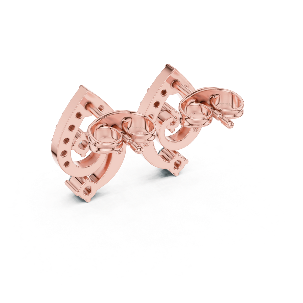 Twilight Spiral Diamond Earrings