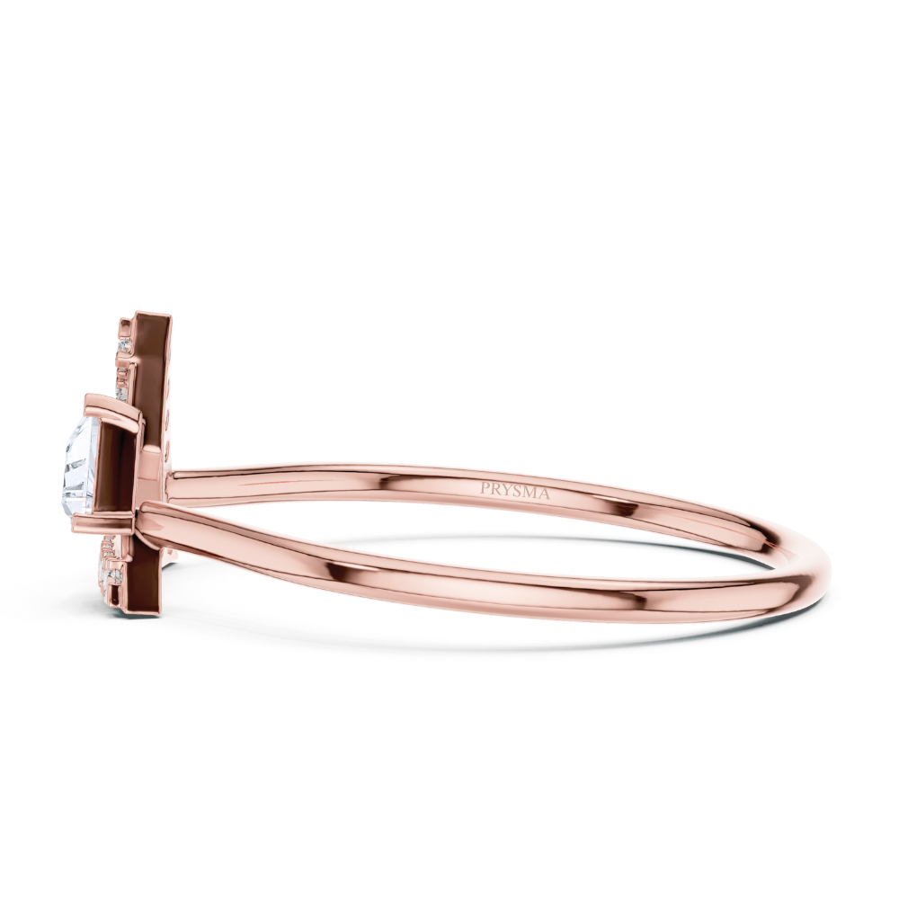GeoLuxe Triangle Ring