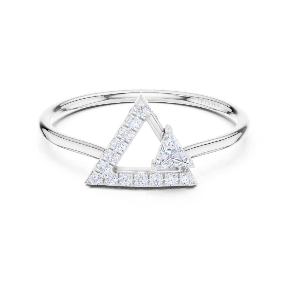GeoLuxe Triangle Ring