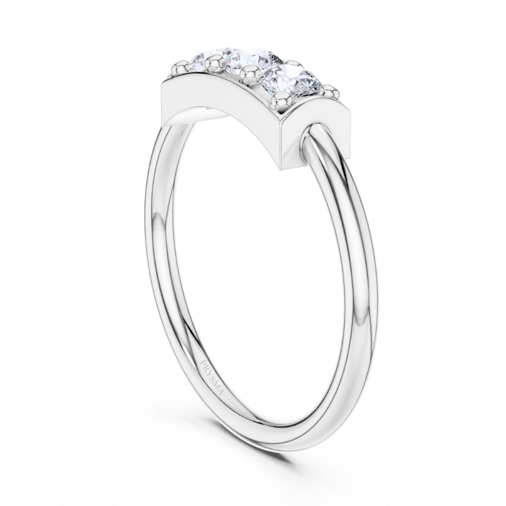 Triad Brilliance Bar Ring