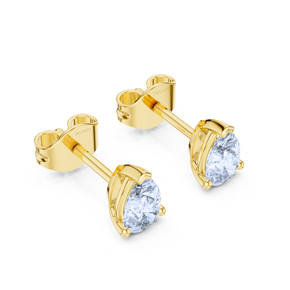 Classic Pear-Shaped Stud Earrings
