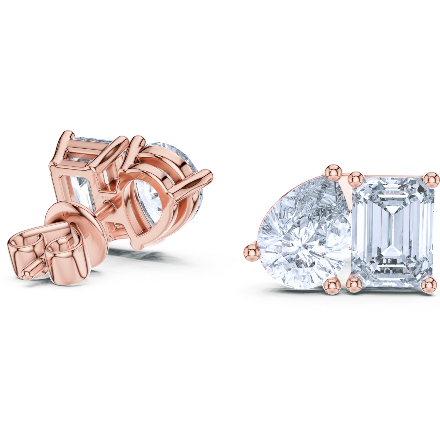 Radiant Harmony Diamond Studs