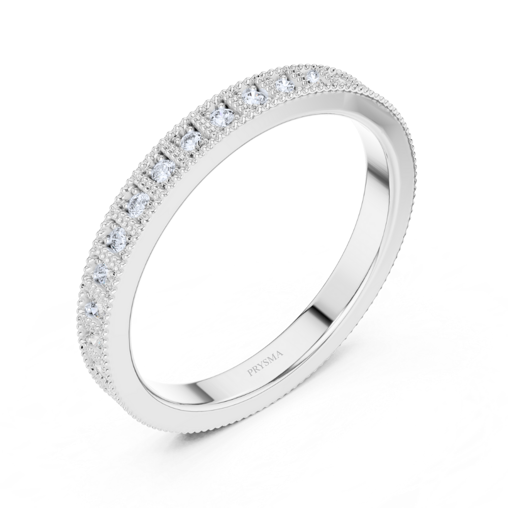Vintage Milgrain Elegance Ring