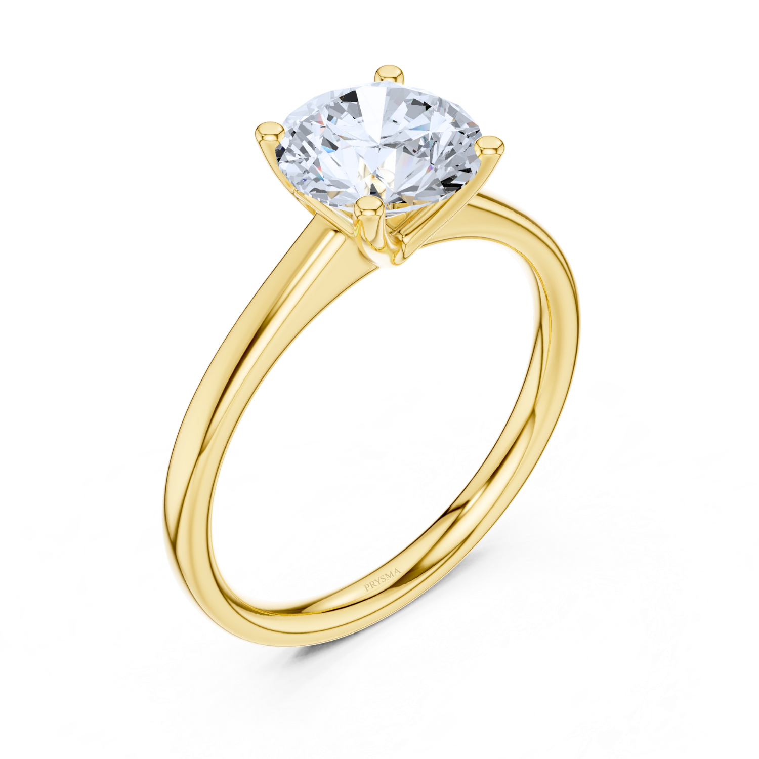 Four-Prong Solitaire Ring