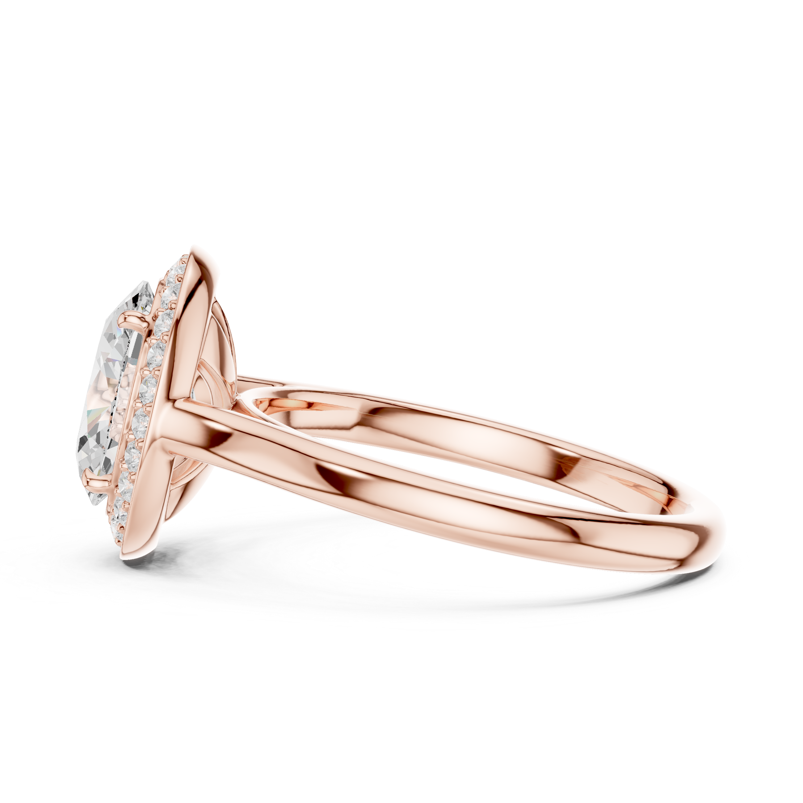 Oval Halo Ring