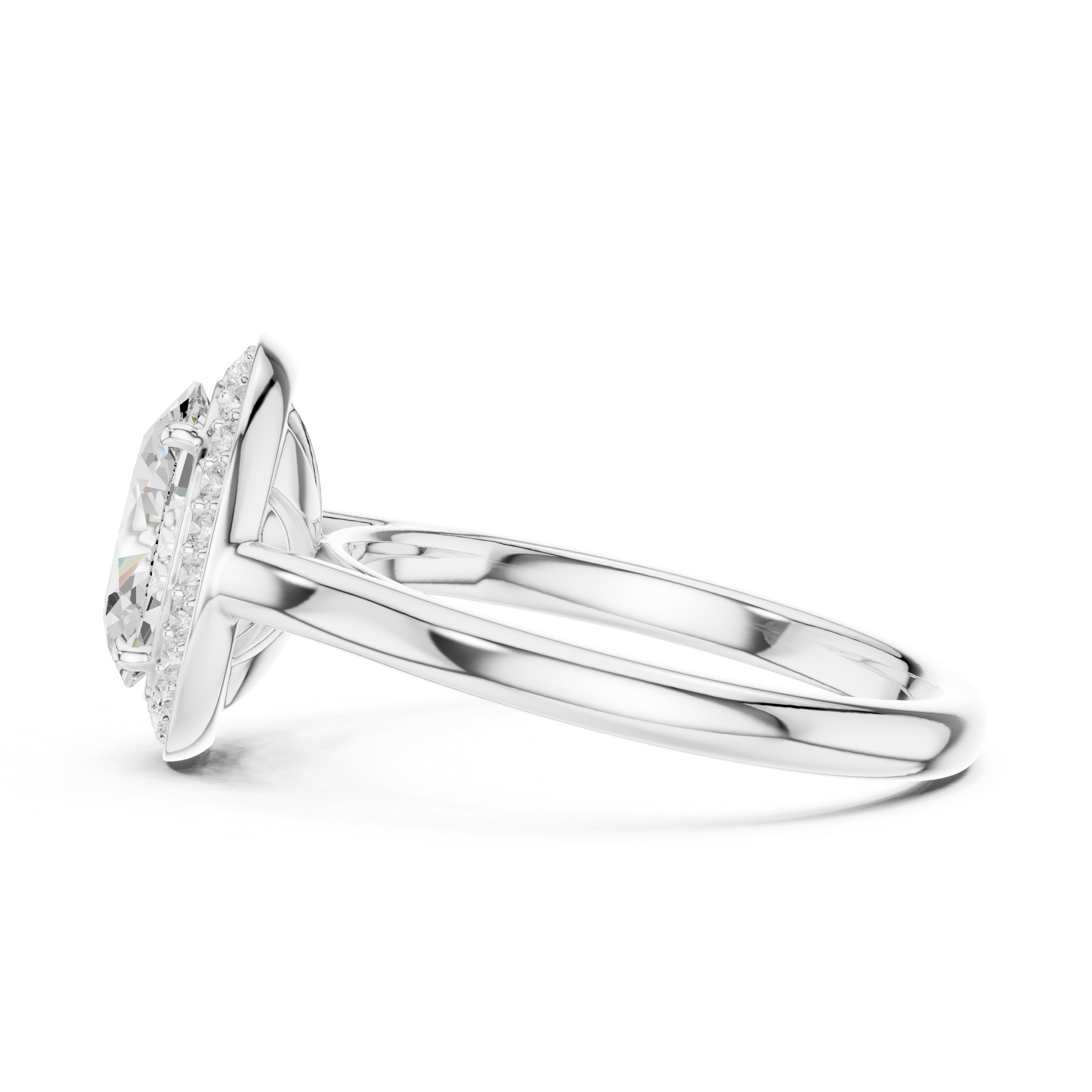 Oval Halo Ring