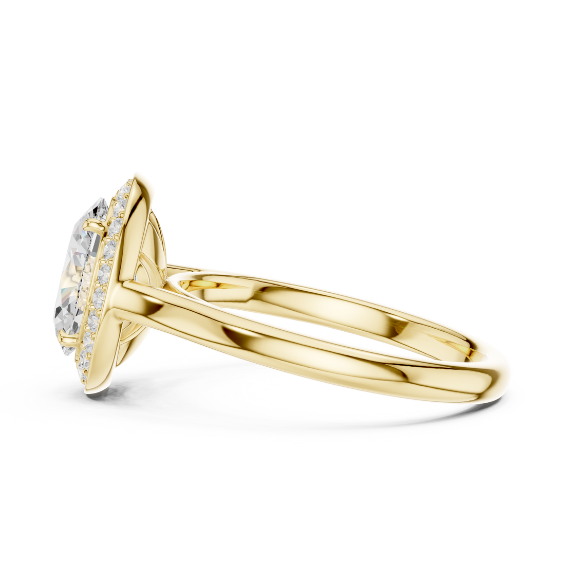 Oval Halo Ring