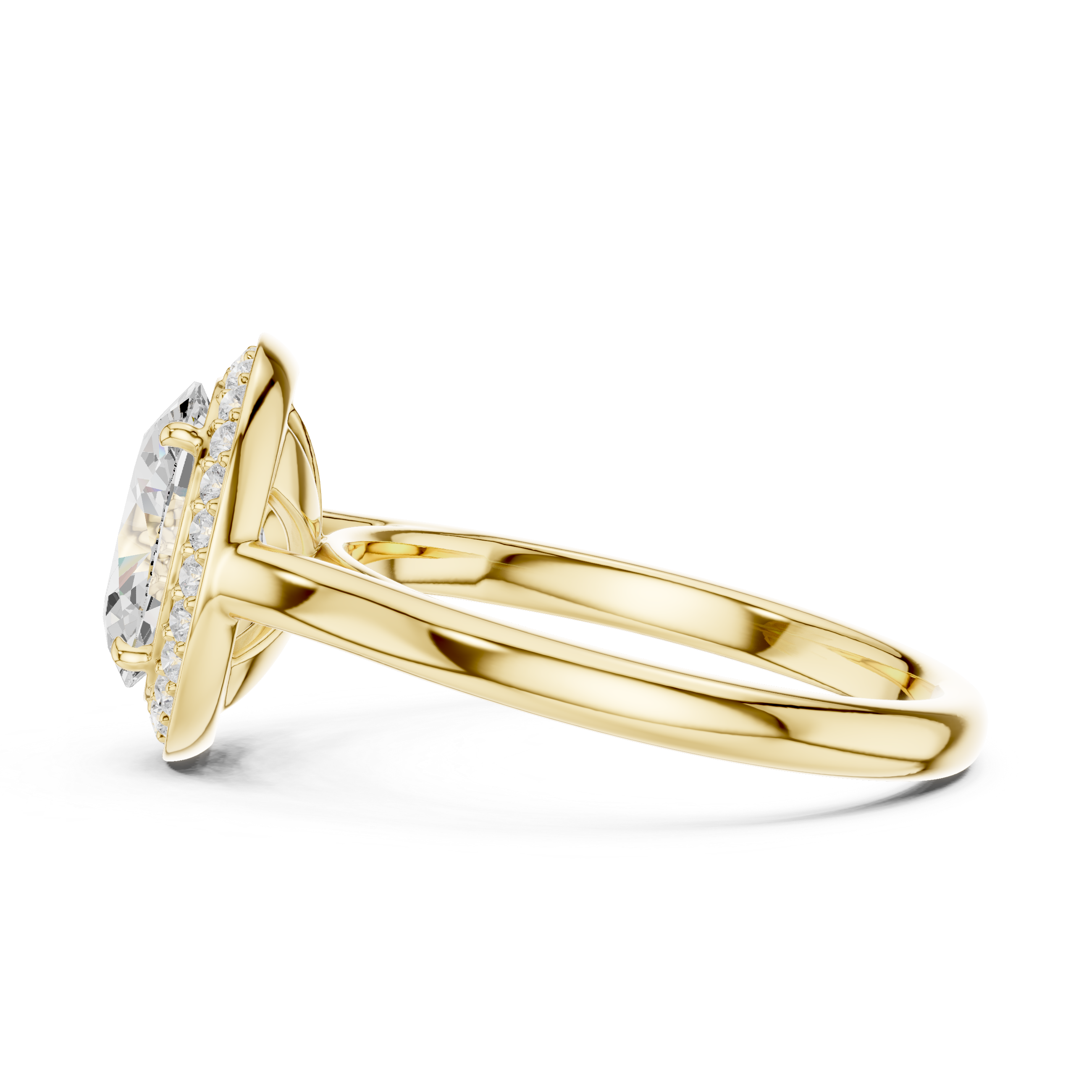 Oval Halo Ring