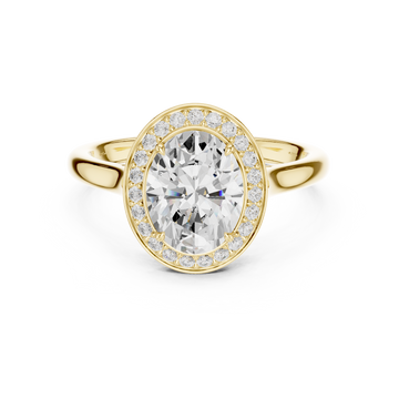 Oval Halo Ring
