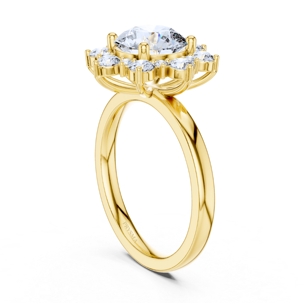 Solara Round Bloom Ring
