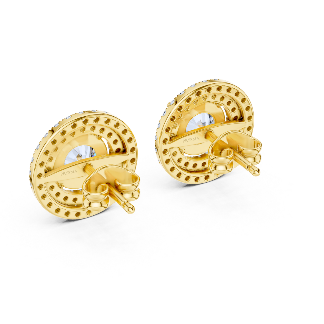 Eternal Brilliance Double Halo Diamond Studs