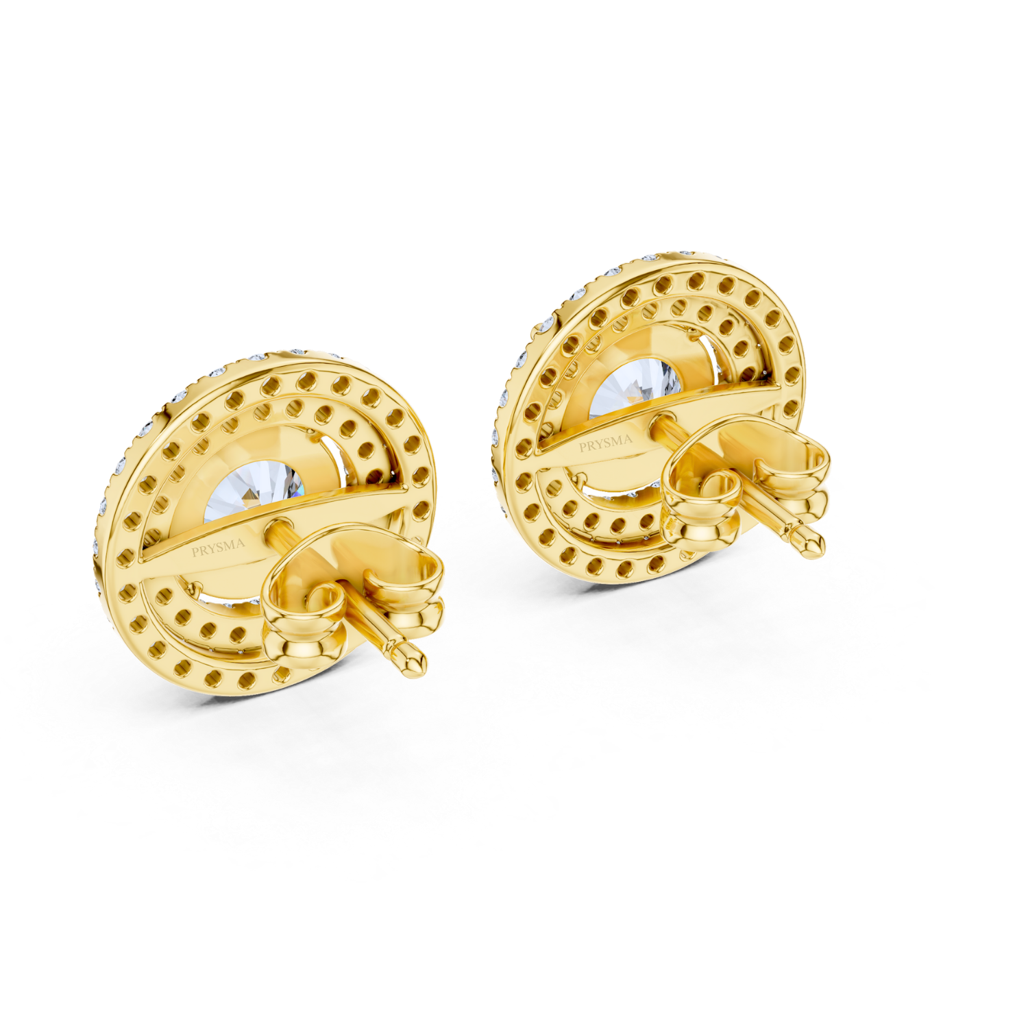 Eternal Brilliance Double Halo Diamond Studs