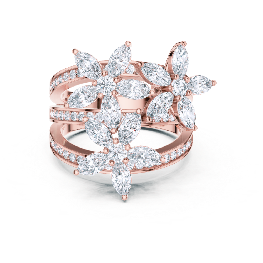 Celestia Bloom Diamond Ring