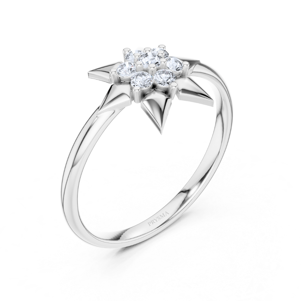 Celestial Radiance Star Ring