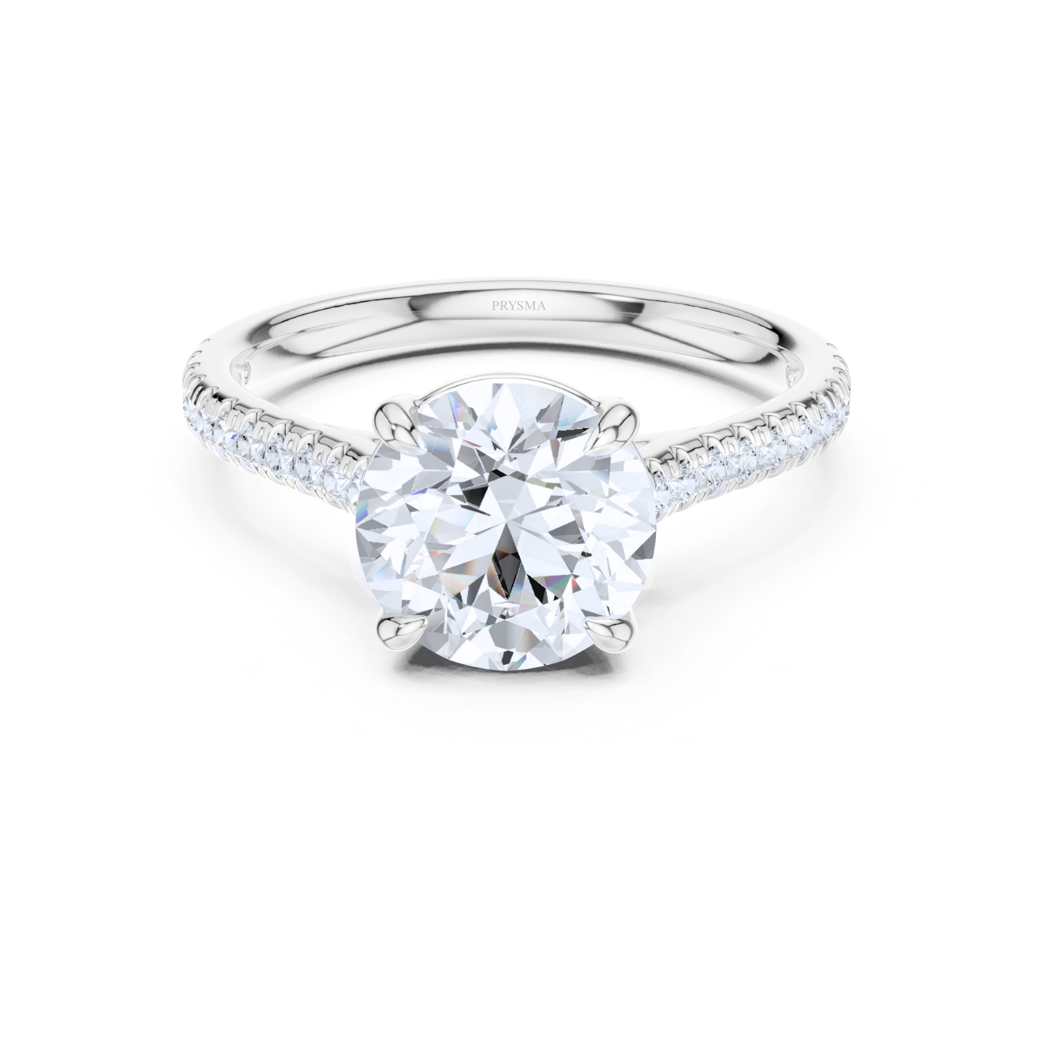 Eternal Sparkle Round-Cut Diamond Ring