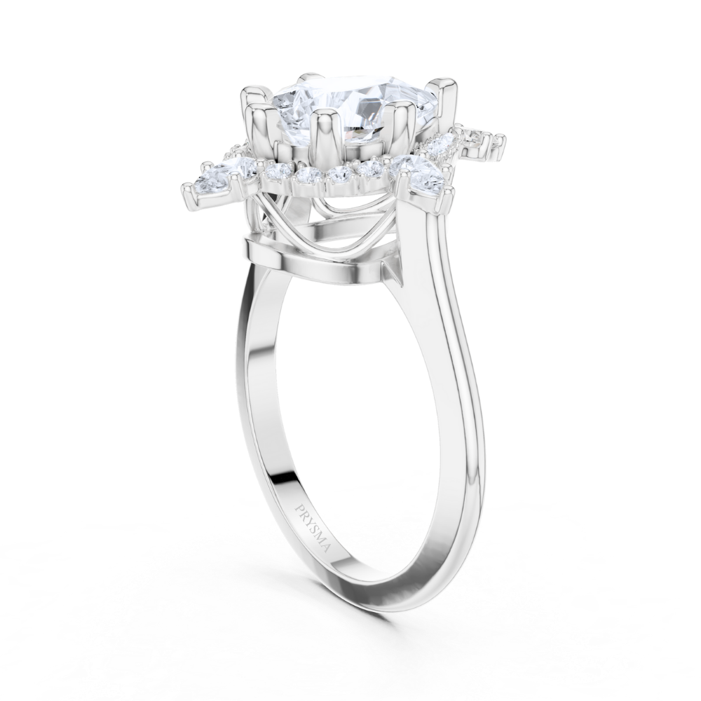 Imperial Teardrop Crown Ring
