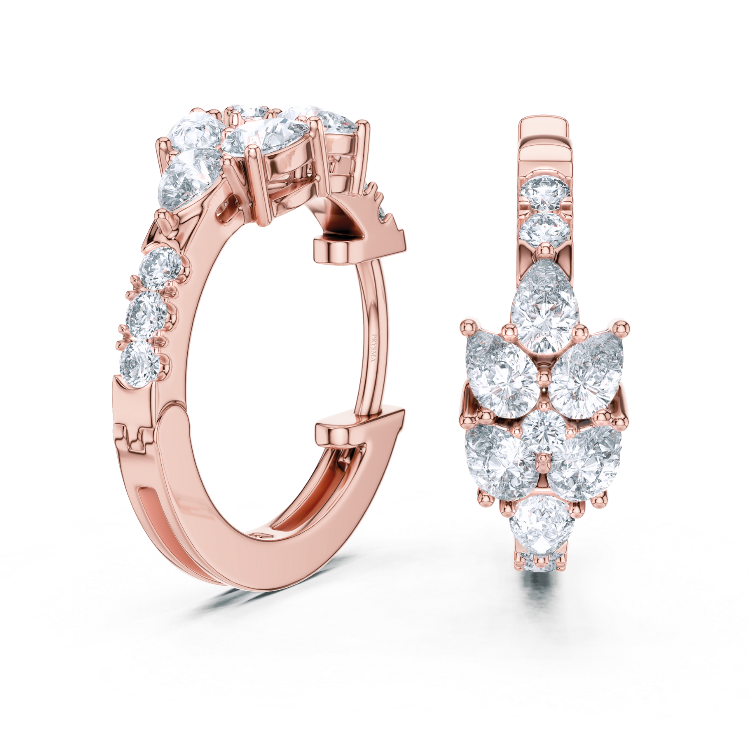 Radiant Bloom Hoop Earrings