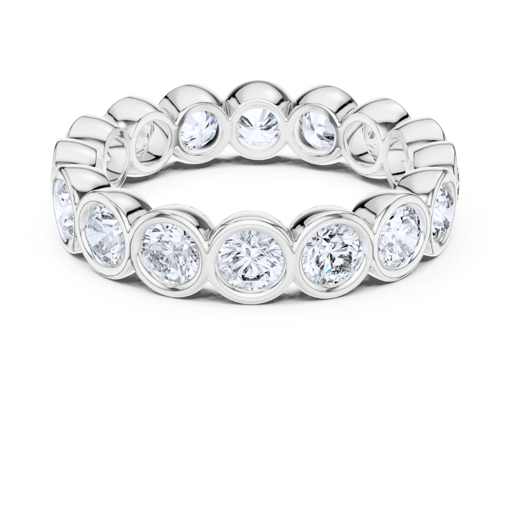 Bezel Elegance Diamond Eternity Ring