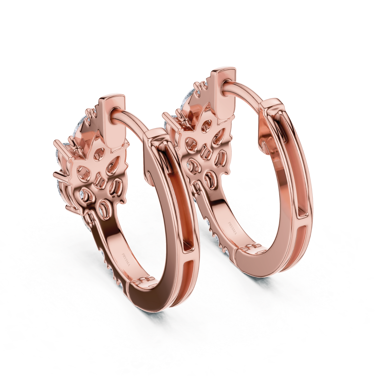 Radiant Bloom Hoop Earrings