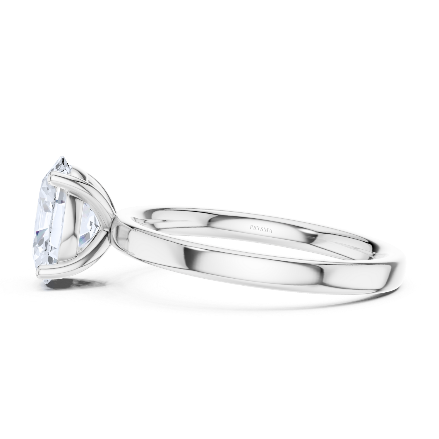 Oval Cut Solitaire Diamond Classic Four-Prong Setting