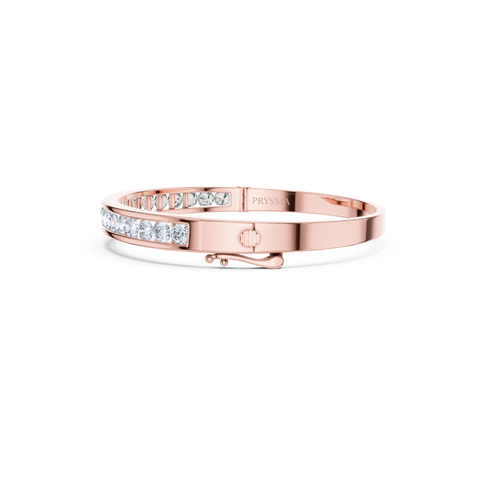 Radiant Channel-Set Diamond Bracelet