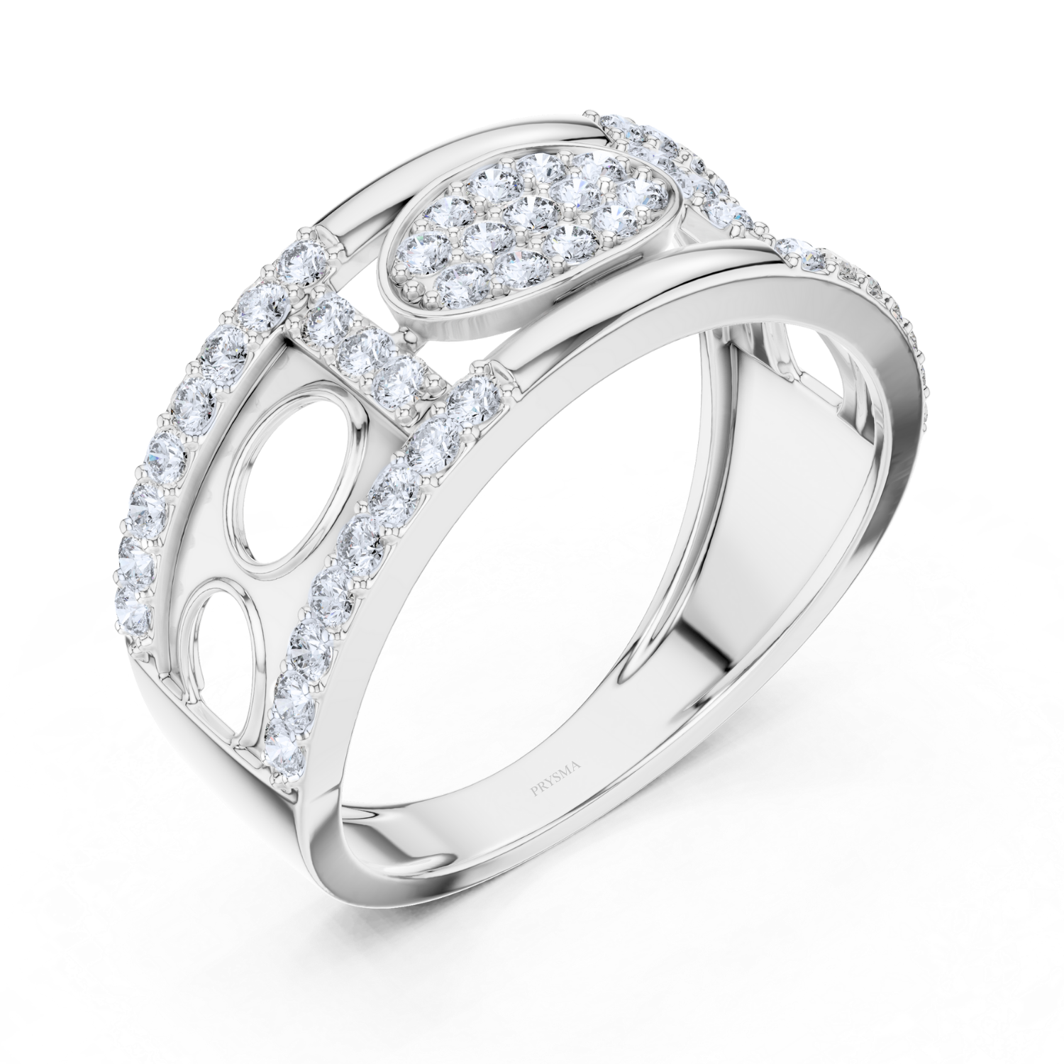 Round Diamond Band