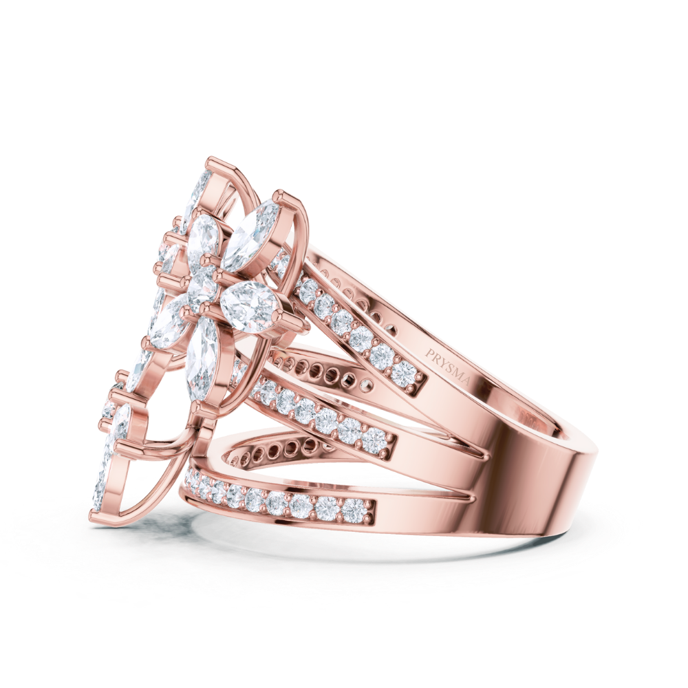 Celestia Bloom Diamond Ring