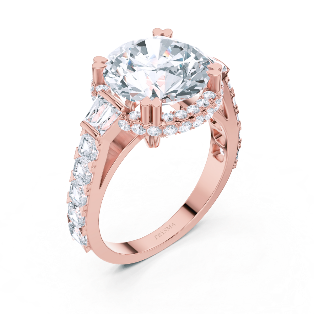 Grandeur Halo Diamond Ring